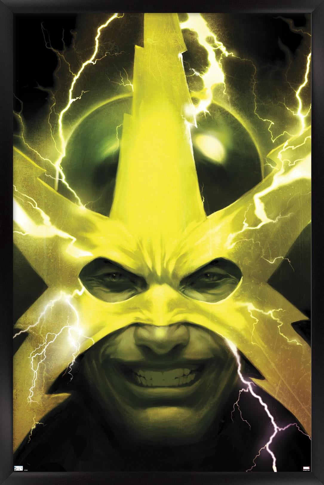 Marvel Comics - Electro - Web of Spider-Man #2 Wall Poster, 22.375" x 34", Framed