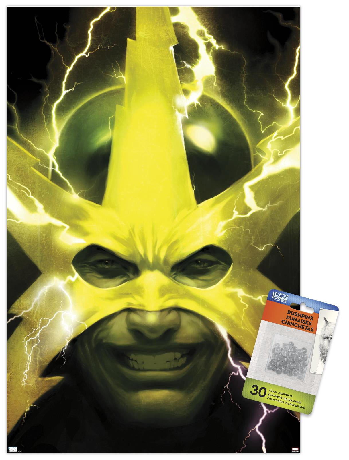 Marvel Comics - Electro - Web of Spider-Man #2 Wall Poster with Pushpins, 14.725" x 22.375"