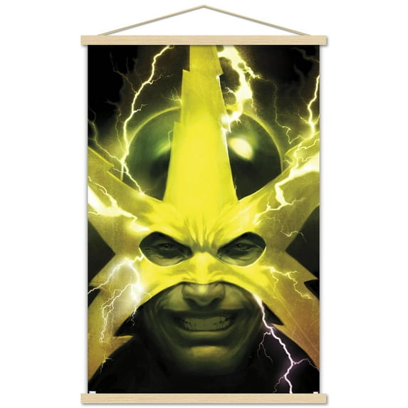 Marvel Comics - Electro - Web of Spider-Man #2 Wall Poster with Wooden Magnetic Frame, 22.375" x 34"
