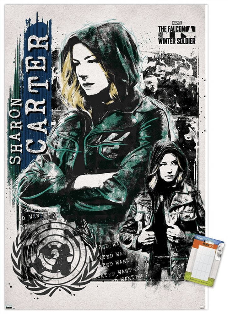 Marvel Comics Falcon and Winter Soldier - Sharon Carter Wall Poster, 14.725" x 22.375"