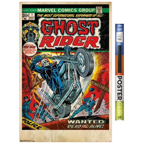 Marvel Comics Ghost Rider - Cover #1 Wall Poster, 22.375" x 34"