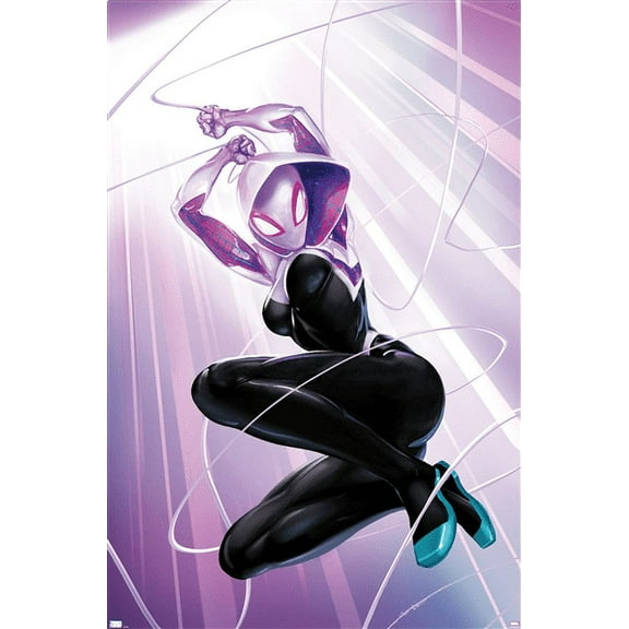 Marvel Comics - Ghost Spider - Ghost Spider #1 Wall Poster, 14.725" x 22.375"