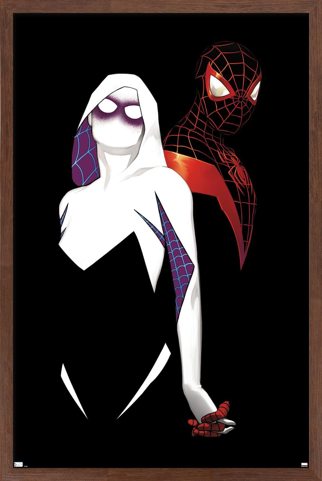 Marvel Comics - Ghost Spider - Spider-Man #12 Wall Poster, 14.725" x 22.375", Framed