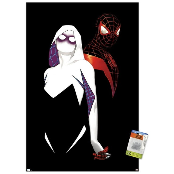Marvel Comics - Ghost Spider - Spider-Man #12 Wall Poster with Pushpins, 22.375" x 34"