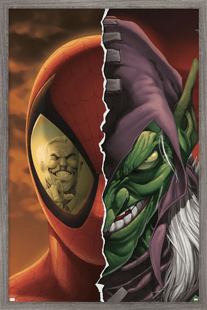 Marvel Comics - Green Goblin - Spider-Man: House of M #4 Wall Poster, 14.725" x 22.375", Framed