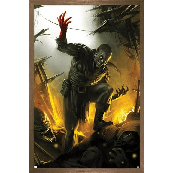 Marvel Comics - Green Goblin - Thunderbolts #121 Wall Poster, 14.725" x 22.375", Framed