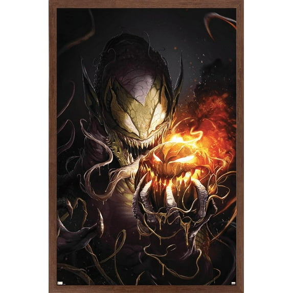 Marvel Comics - Green Goblin Venom - The Amazing Spider-Man #32 Wall Poster, 14.725" x 22.375", Framed