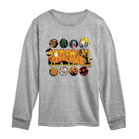 Marvel - Comics Halloween Boys' Long Sleeve Graphic T-Shirt