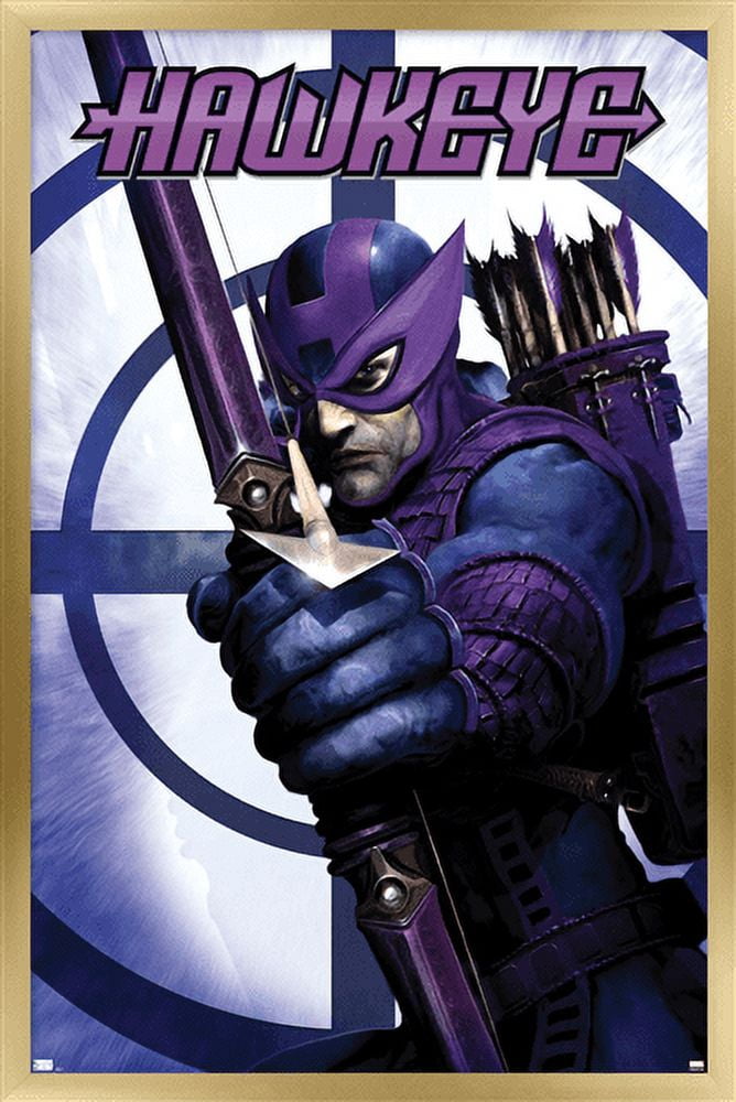 Marvel Comics - Hawkeye - Dark Reign: Hawkeye #1 Wall Poster, 14.725" x 22.375", Framed