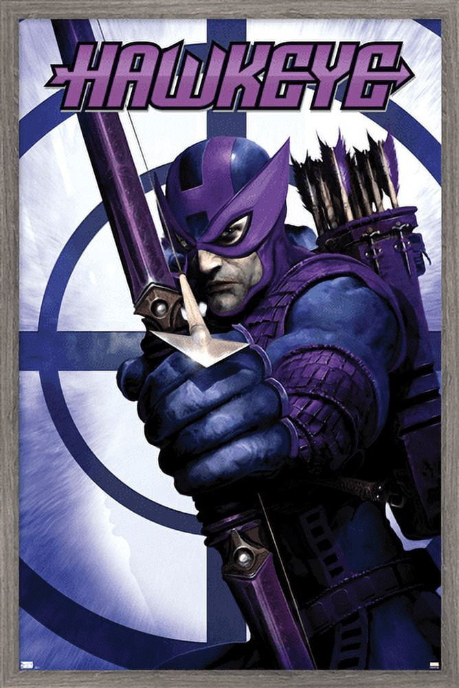 Marvel Comics - Hawkeye - Dark Reign: Hawkeye #1 Wall Poster, 14.725" x 22.375", Framed