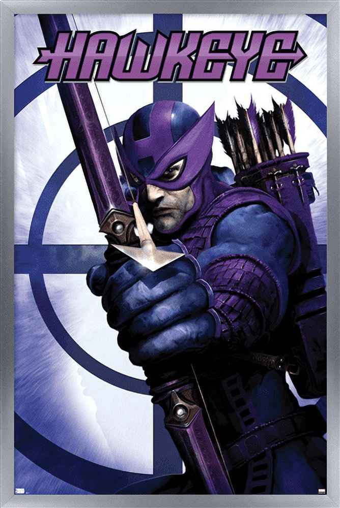 Marvel Comics - Hawkeye - Dark Reign: Hawkeye #1 Wall Poster, 14.725" x 22.375", Framed
