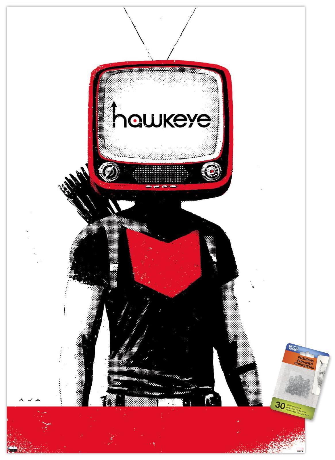 Marvel Comics - Hawkeye - Hawkeye #17 Wall Poster with Pushpins, 22.375" x 34"