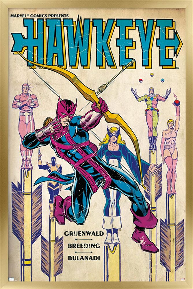 Marvel Comics - Hawkeye - Hawkeye #3 Wall Poster, 22.375" x 34", Framed
