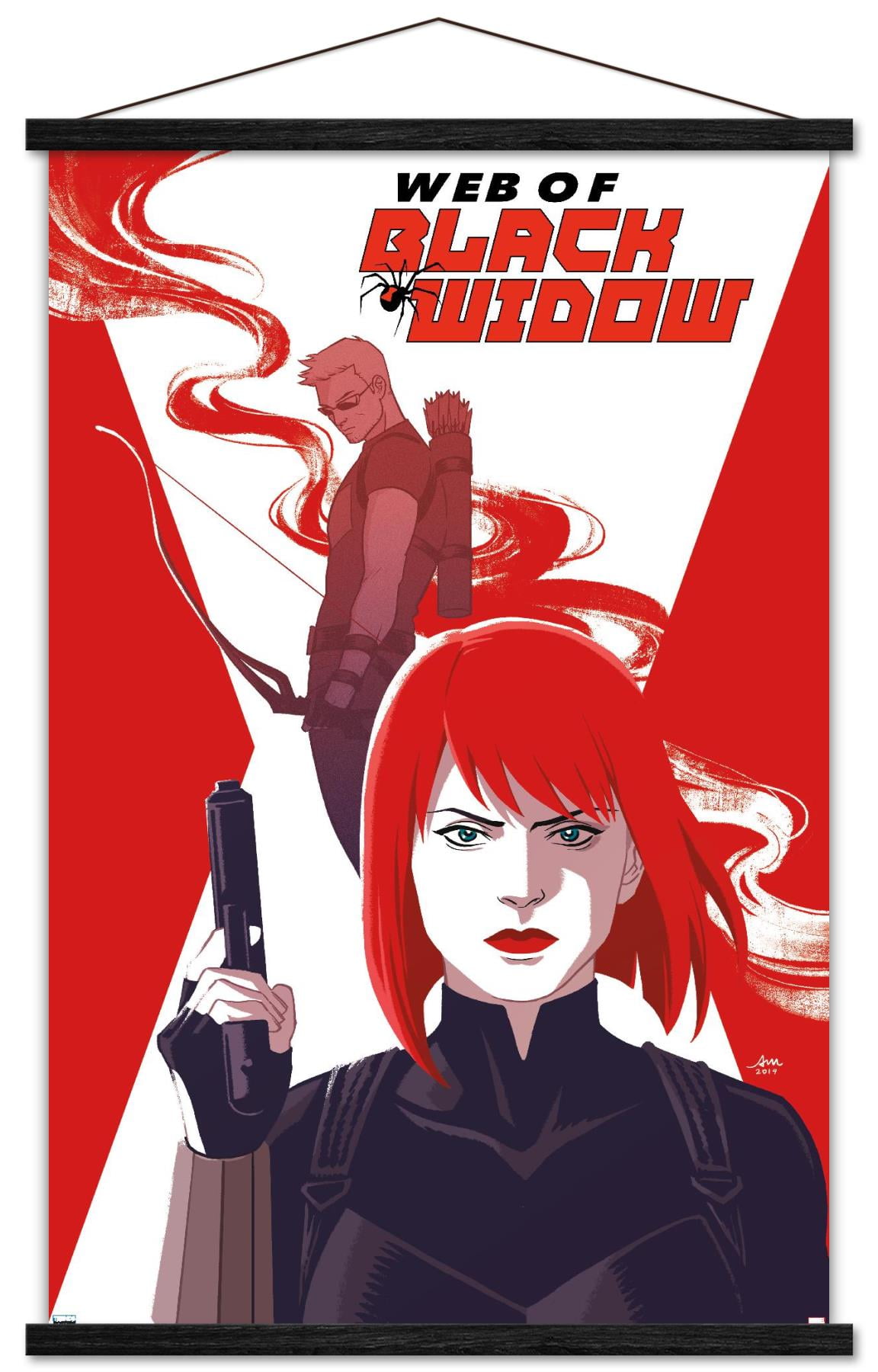 Marvel Comics - Hawkeye - Web Of Black Widow #4 Wall Poster with