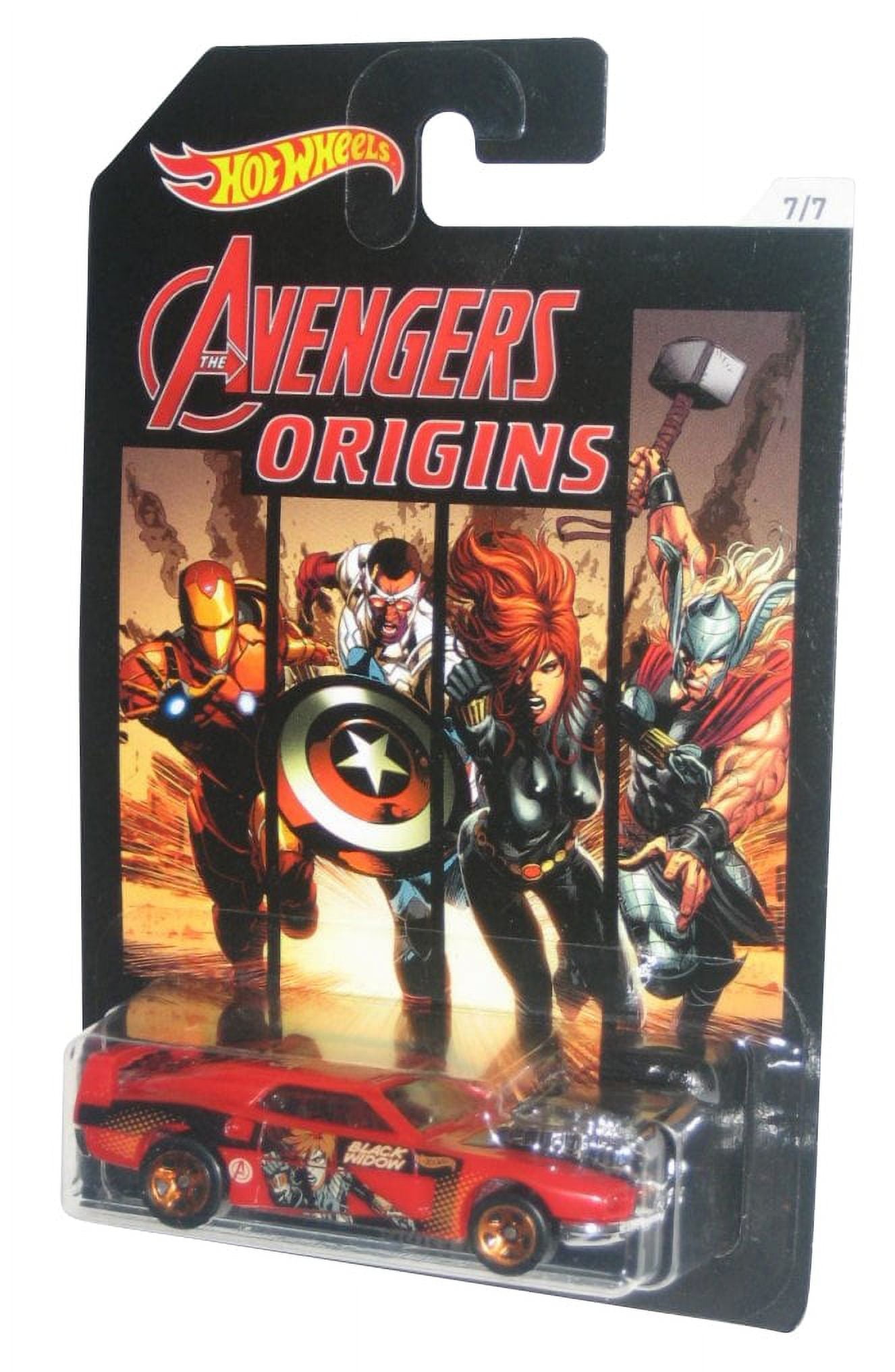 Marvel Comics Hot Wheels Avengers Origins Rivited Black Widow Die