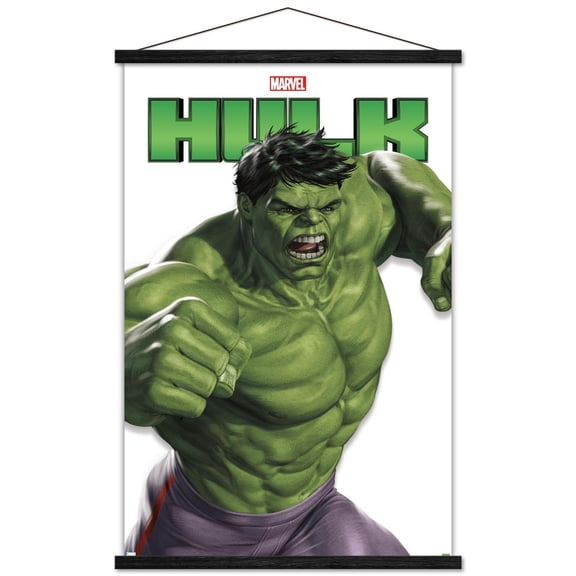 Marvel Comics - Hulk Feature Series Wall Poster with Magnetic Frame, 22.375" x 34"
