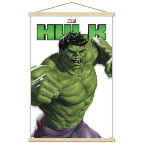 Marvel Comics - Hulk Feature Series Wall Poster with Magnetic Frame, 22.375" x 34"