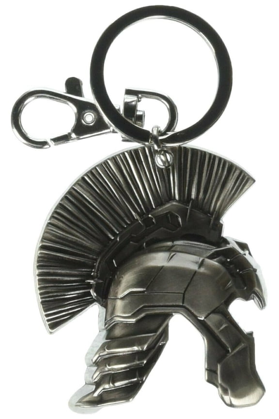 Marvel Comics Hulk Helmet Side View Pewter Keyring Key Chain