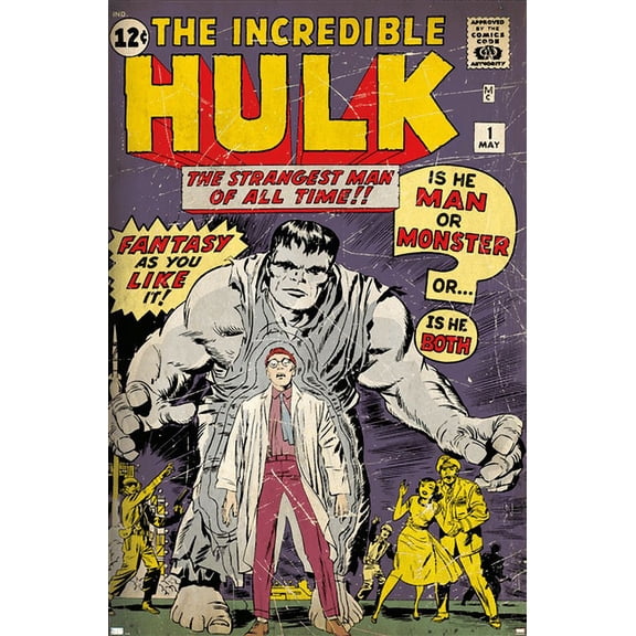 Marvel Comics - Hulk - Incredible Hulk #1 Wall Poster, 14.725" x 22.375"