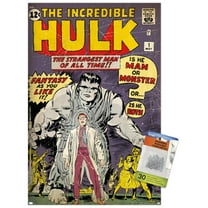 Marvel Comics - Hulk - Incredible Hulk #1 Wall Poster with Pushpins, 14.725" x 22.375"
