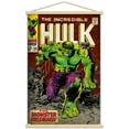thumbnail image 1 of Marvel Comics - Hulk - Incredible Hulk #105 Wall Poster with Wooden Magnetic Frame, 22.375" x 34", 1 of 5