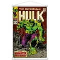 thumbnail image 1 of Marvel Comics - Hulk - Incredible Hulk #105 Wall Poster with Wooden Magnetic Frame, 22.375" x 34", 1 of 5