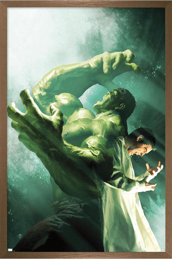 Marvel Comics - Hulk - Incredible Hulk #7.1 Wall Poster, 22.375" x 34", Framed