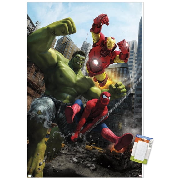Marvel Comics - Hulk - Marvel Adventures Iron Man Special Edition #1 Wall Poster, 14.725" x 22.375"