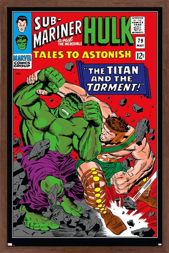 Marvel Comics - Hulk - Tales To Astonish #79 Wall Poster, 14.725" x 22.375", Framed