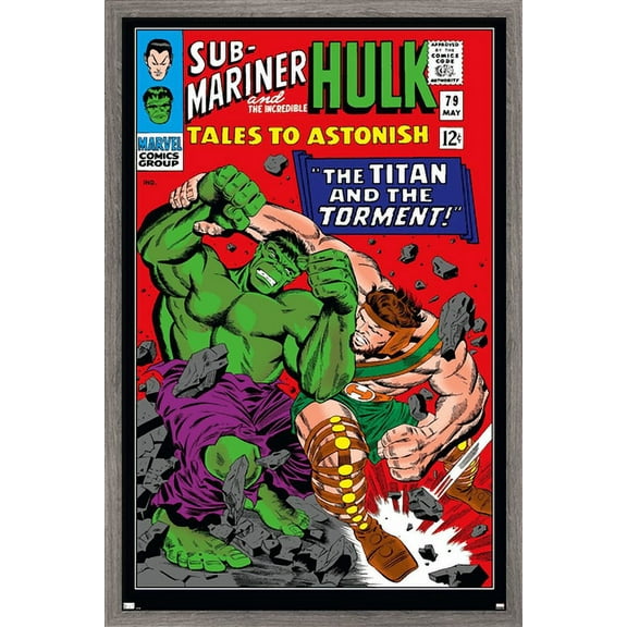 Marvel Comics - Hulk - Tales To Astonish #79 Wall Poster, 22.375" x 34", Framed