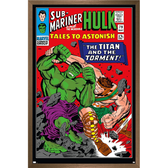 Marvel Comics - Hulk - Tales To Astonish #79 Wall Poster, 22.375" x 34", Framed