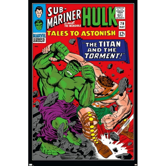 Marvel Comics - Hulk - Tales To Astonish #79 Wall Poster, 22.375" x 34"