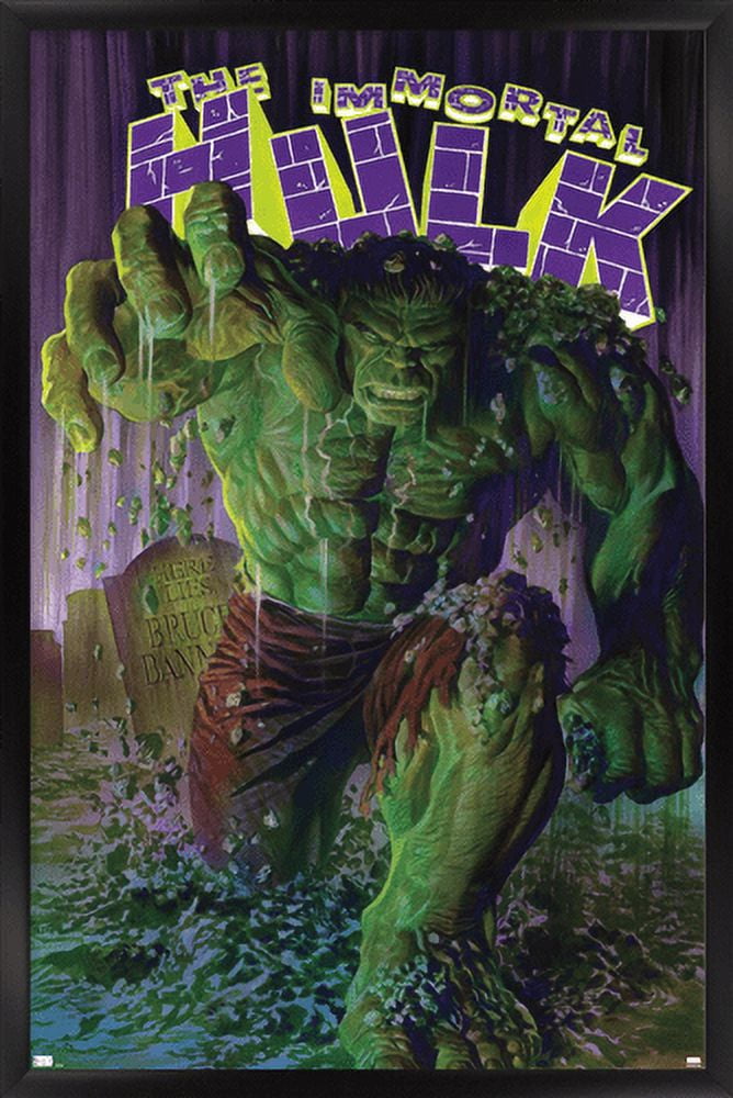 Marvel Comics - Hulk - The Immortal Hulk #1 Wall Poster, 14.725" x 22.375", Framed