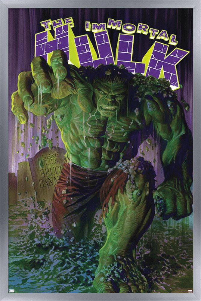 Marvel Comics - Hulk - The Immortal Hulk #1 Wall Poster, 14.725" x 22.375", Framed