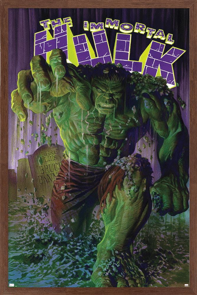 Marvel Comics - Hulk - The Immortal Hulk #1 Wall Poster, 22.375" x 34", Framed