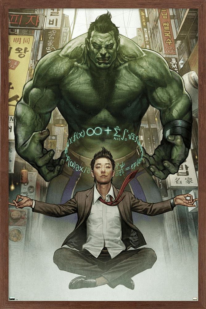 Marvel Comics - Hulk - Totally Awesome Hulk #16 Wall Poster, 22.375" x 34", Framed