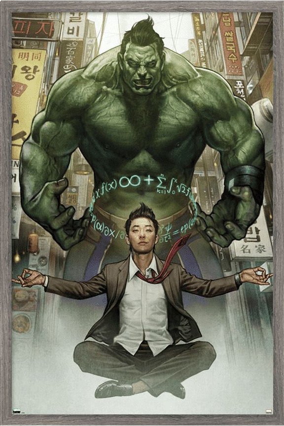 Marvel Comics - Hulk - Totally Awesome Hulk #16 Wall Poster, 22.375" x 34", Framed