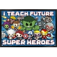 thumbnail image 1 of Marvel Comics - I Teach Future Superheroes Wall Poster, 22.375" x 34" Framed, 1 of 6