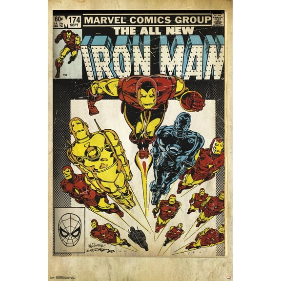 Marvel Comics - Iron Man - Cover #174 Wall Poster, 22.375" x 34"