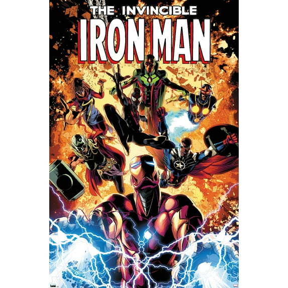Marvel Comics - Iron Man - InVincible Iron Man #11 Wall Poster, 14.725" x 22.375"