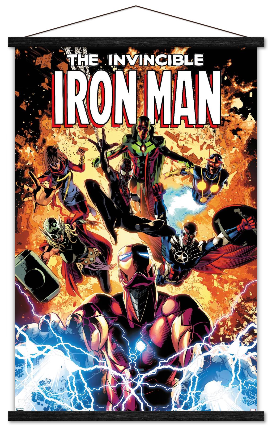 Marvel Comics - Iron Man - InVincible Iron Man #11 Wall Poster with ...