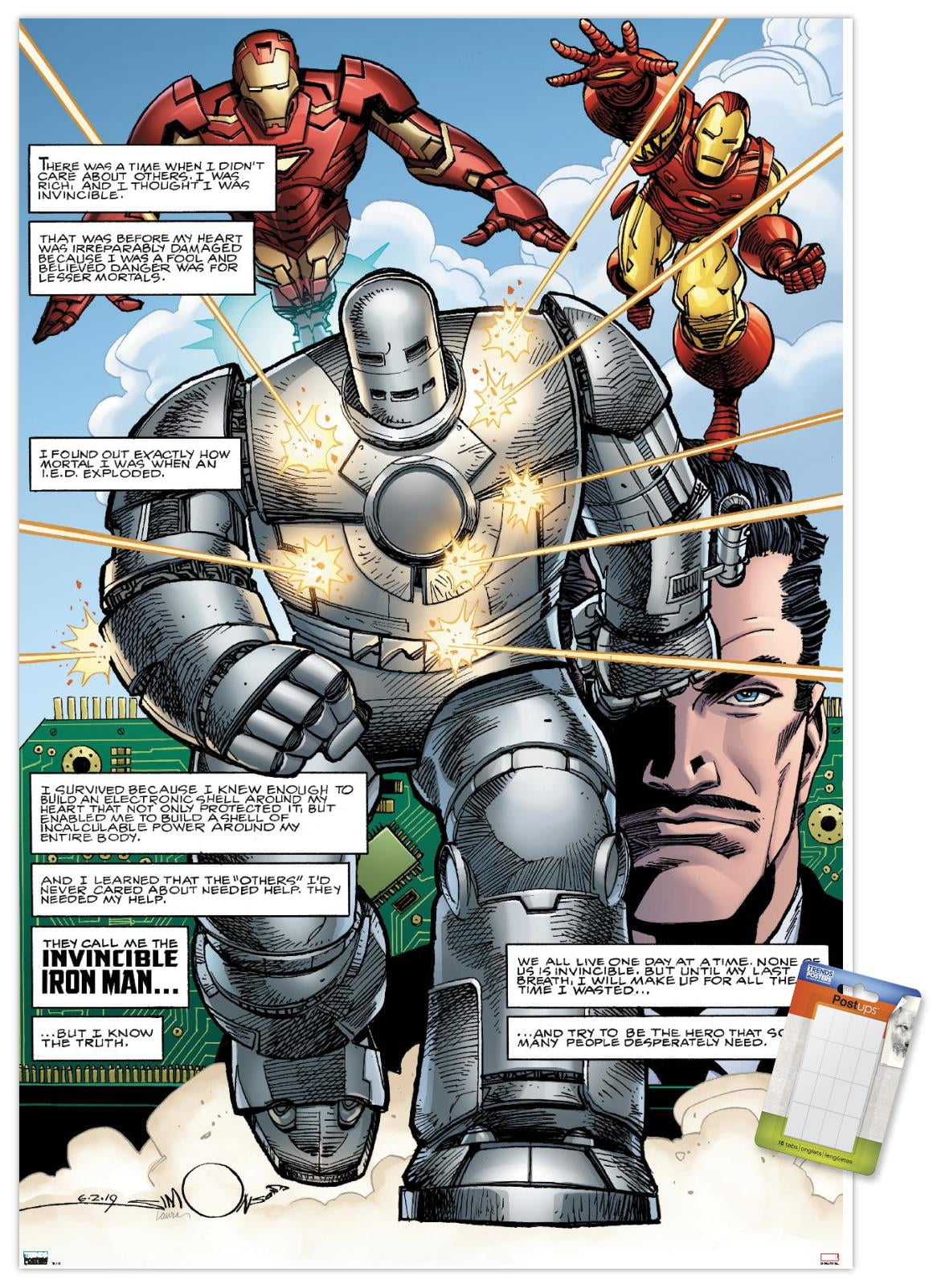 Marvel Comics - Iron Man - Marvel Comics 1000 Wall Poster, 22.375