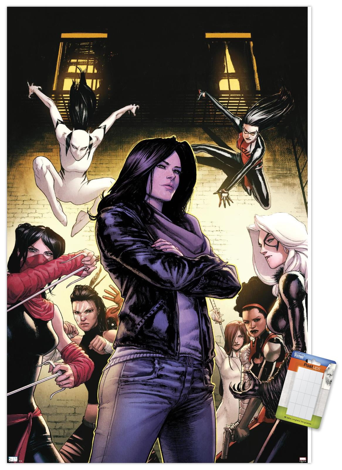 Marvel Comics Jessica Jones Defenders 9 Wall Poster 22.375