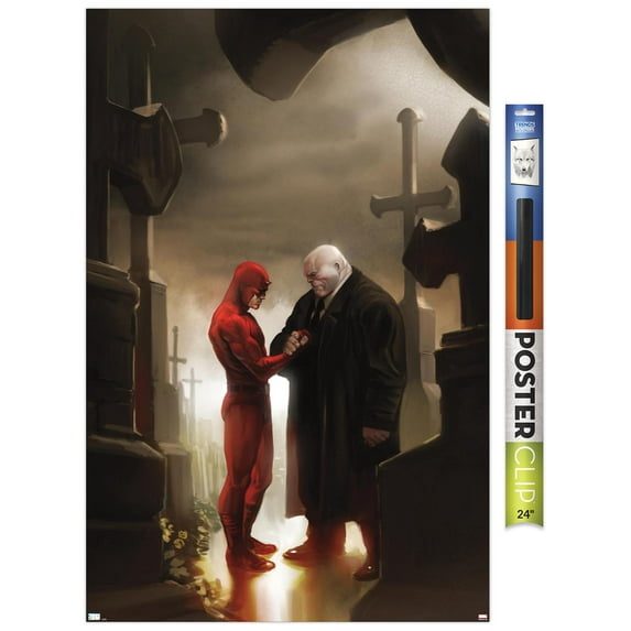 Marvel Comics - Kingpin - Daredevil in Cemetery Wall Poster, 22.375" x 34"