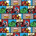 thumbnail image 1 of Marvel Comics Knit 58/59" Wide 96% Cotton/4% Spandex D/R-Comic Wall, Pk 10, 1 of 1