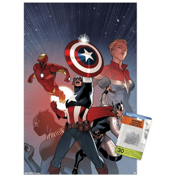 Marvel Comics - Legacy #1 Wall Poster with Push Pins, 14.725" x 22.375"