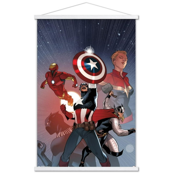 Marvel Comics - Legacy #1 Wall Poster with Wooden Magnetic Frame, 22.375" x 34"