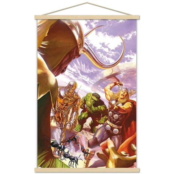 Marvel Comics - Loki - All-New, All-Different Avengers #1 Wall Poster with Wooden Magnetic Frame, 22.375" x 34"