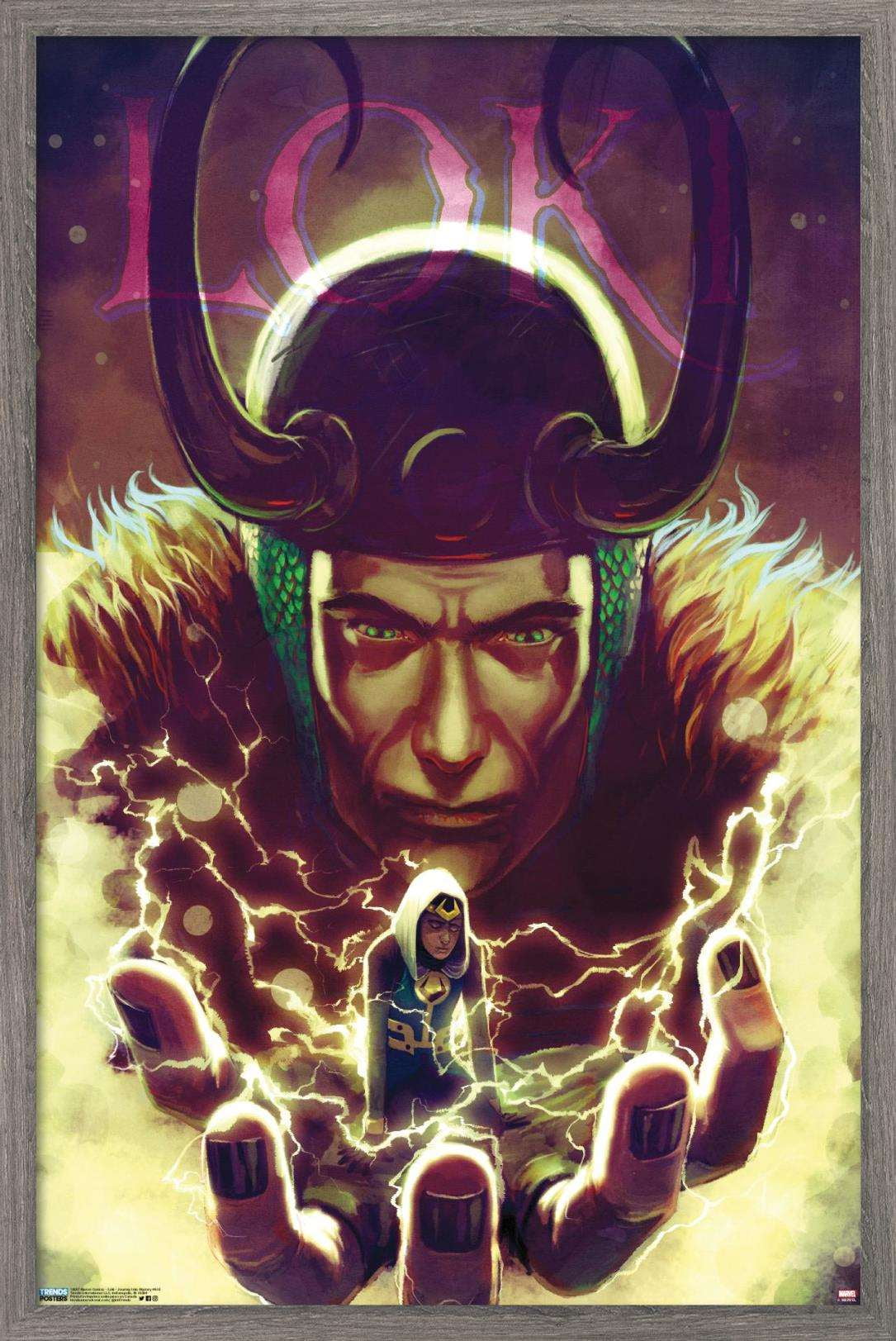 Marvel Comics - Loki - Journey Into Mystery #645 Wall Poster, 14.725" x 22.375", Framed