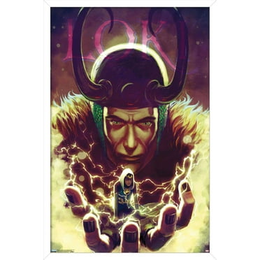 Marvel Comics - Loki - Journey Into Mystery #645 Wall Poster, 14.725" x 22.375", Framed